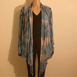 Clothing Co Long Sleeve Open Front Tye Cardigan